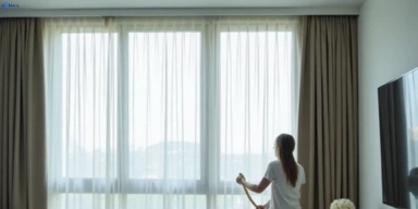Delicate sheer drape cleaning mountain-creek Matty Curtain Cleaning