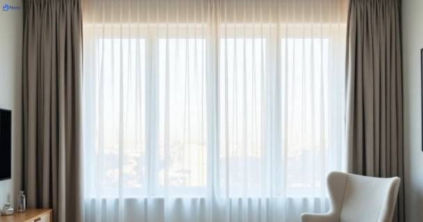 Restored vibrant drapes in mountain-creek QLD after Matty Curtain Cleaning