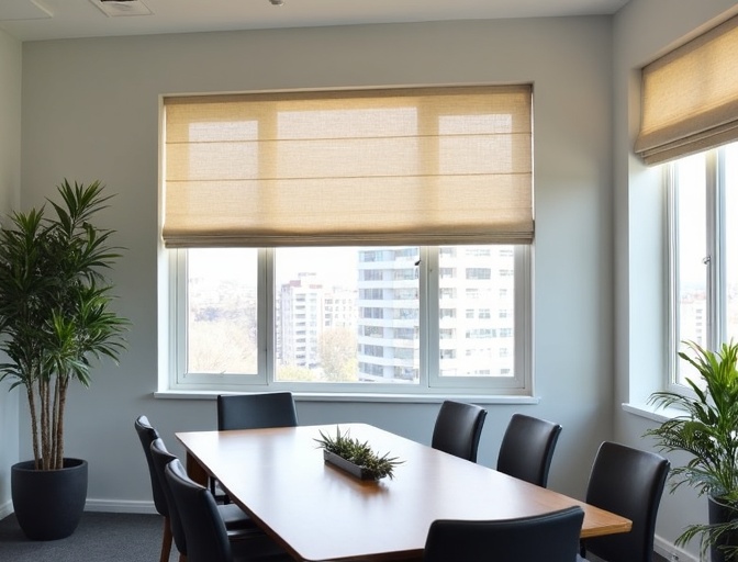 Mountain Creek Roman Blinds Cleaning